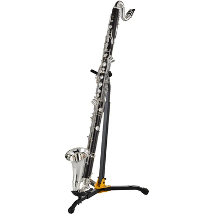 Buffet Crampon Prestige Bassklarinette BC1183R-2-0, bis tief D/C, aus ungebeiztem afrikanischem Grenadillholz, versilberte Mechanik, inkl. Mundstück und Etui