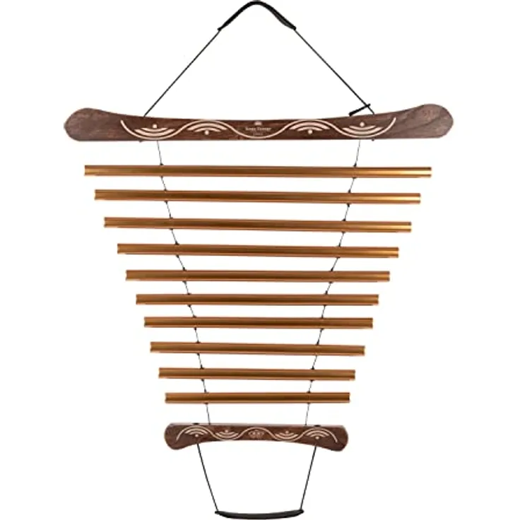 Sonic Energy Meditation Flow Chime, 10 Töne Klangspiel in G Dur, 440 Hz für Meditation und Therapie, inkl. Tasche und Schlägel (MFC10GMAB)