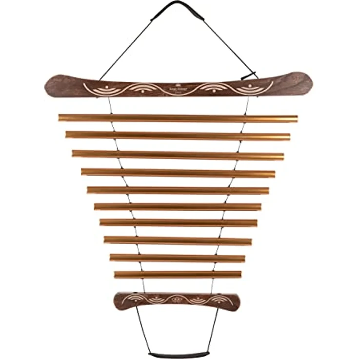 Sonic Energy Meditation Flow Chime, 10 Töne Klangspiel in G Dur, 440 Hz für Meditation und Therapie, inkl. Tasche und Schlägel (MFC10GMAB) – Bild 1