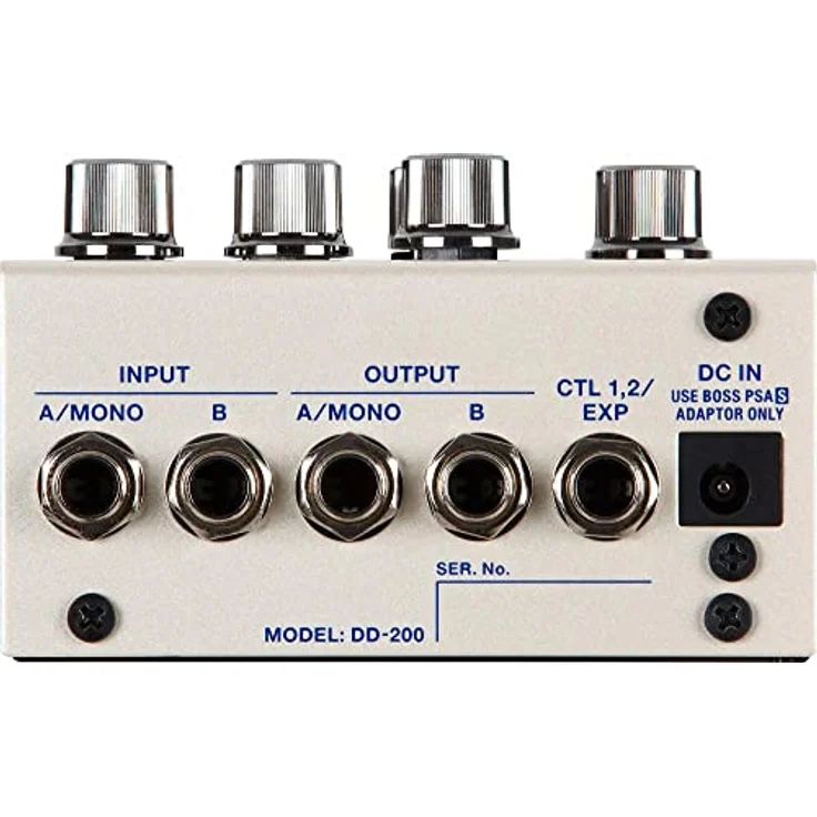 BOSS DD-200 Digitales Delay-Pedal, klarer und resonanter Ton, robuste Materialien, schnelle Hands-On-Steuerung – Bild 3