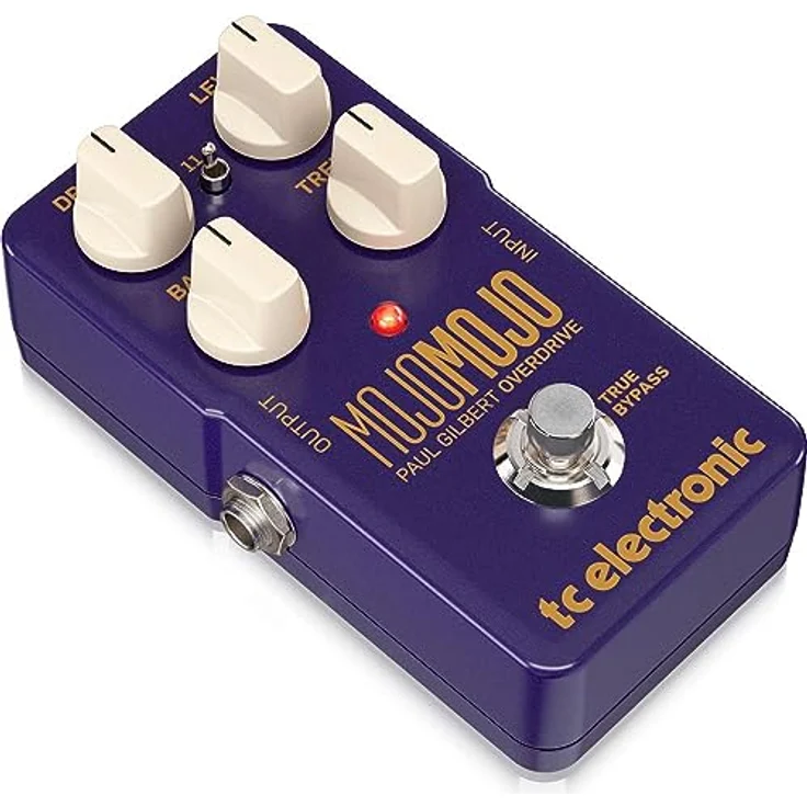 tc electronic Mojo Mojo Paul Gilbert Overdrive, Effektpedal für E-Gitarre mit extra Gain-Mod-Schalter und hohem Headroom – Bild 2