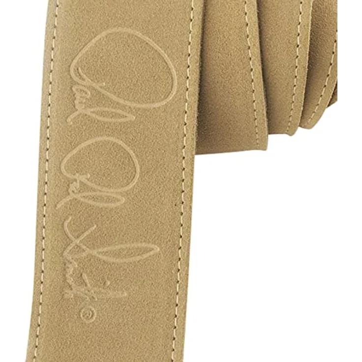 PRS Gurt ACC-3115, Gitarrengurt aus Wildleder, max. Länge 128 cm, Tan Finish mit geprägtem Logo – Bild 2