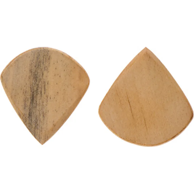 Harley Benton JazzCraft Pine Pick Set, 2er Set aus Kiefernholz, Jazz-Form