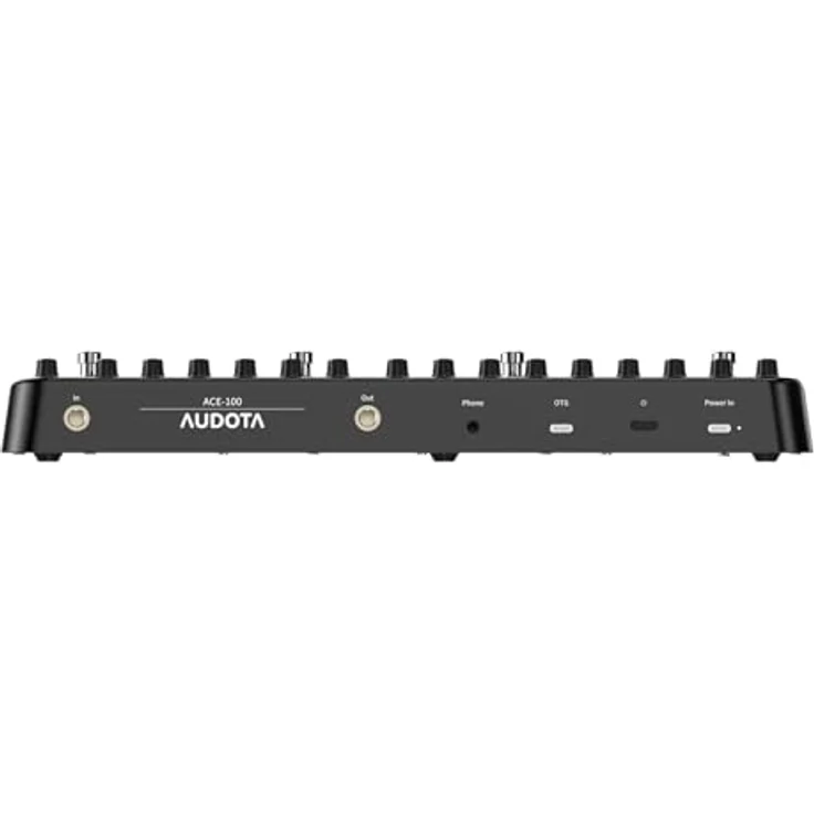 Audota ACE-100 Combined Effects Pedal, Gitarren-Multieffekte mit 8 Amp-Modellen, 40 Presets, Bluetooth 5.0 und USB-C – Bild 4