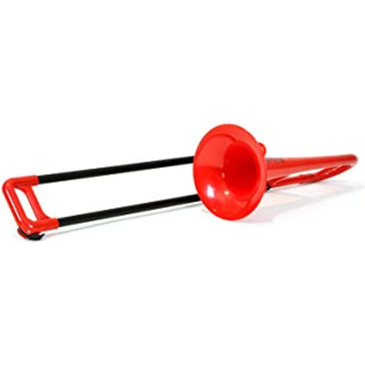 pBone music pBone Mini Red, Eb-Altposaune in Rot mit ergonomischem Schallbecher und leichtem Fiberglas-Zug, inkl. Mundstück und Bag – Bild 5