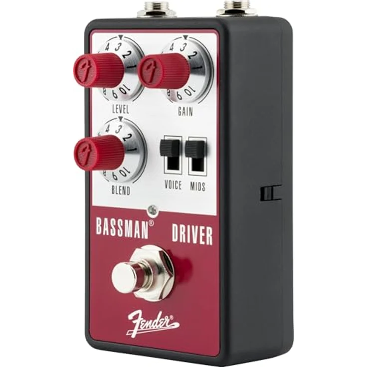 Fender Bassman Driver, Overdrive-Pedal für E-Bass mit Voice-Regler und Lautsprecher-Emulation, Vintage-Design – Bild 2