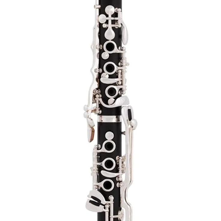 Schreiber D-13 Bb-Clarinet, Klarinette für kleine Hände mit 20 Klappen und versilberter Mechanik, 443/445Hz, inklusive Mundstück und Rucksack etui – Bild 3