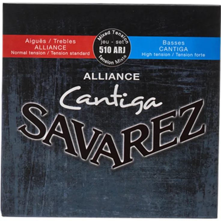 Savarez 510ARJ Alliance Cantiga Set, Gitarrensaiten für Konzertgitarre, Mixed Tension, original Besaitung für Hanika Gitarren