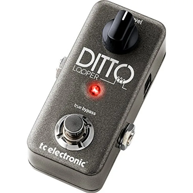 TC Electronic DITTO LOOPER, Intuitives Looper-Pedal mit 5 Minuten Looping-Zeit, Analog-Dry-Through und True Bypass