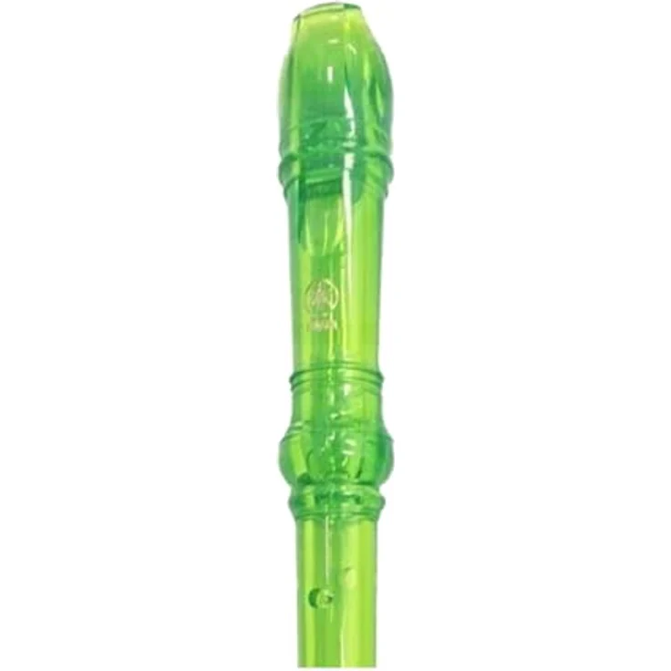 Yamaha YRS-20 BG Soprano Recorder, barocke Griffweise, ABS-Kunststoff, transparent grün, 442 Hz, inkl. Tasche – Bild 4