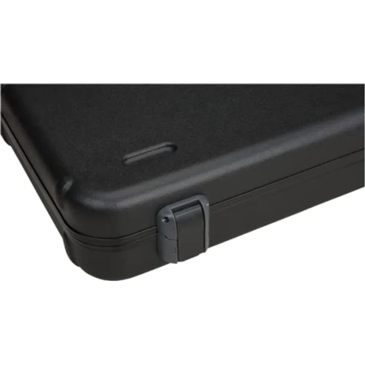 Fender Acoustasonic Deluxe Case, Gitarrenkoffer für Acoustasonic Tele/Stratocaster, schwarz, mit Plüsch Innenfutter und Zubehörfach – Bild 4