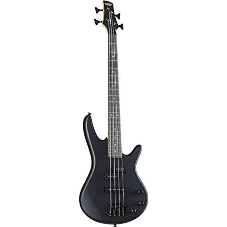 Ibanez miKro GSRM20B-WK, 4-Saiter E-Bass in Weathered Black mit sorgfältiger Verarbeitung