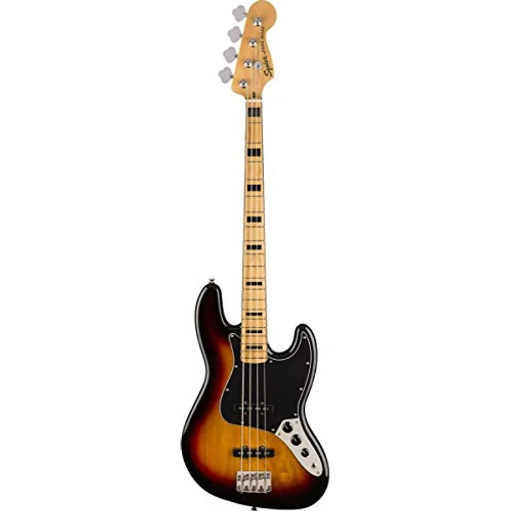 Squier CV 70s Jazz Bass MN, E-Bass mit Pappel Korpus, Ahorn Hals und 3-Color Sunburst Finish – Bild 4