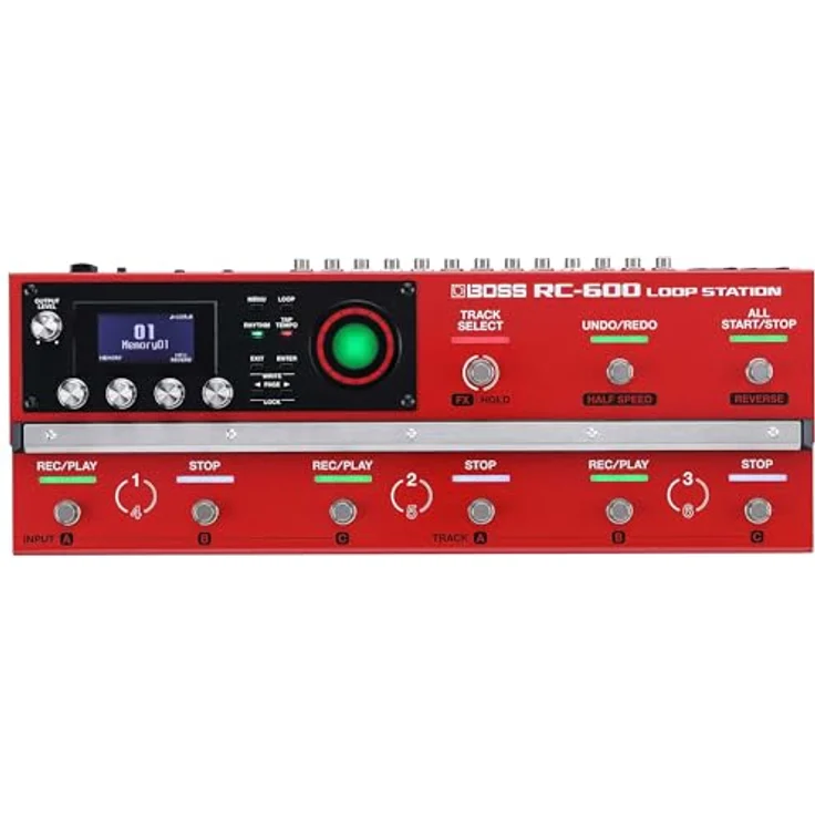 BOSS RC-600 Loop Station, 6 Stereo-Phrasen-Tracks, 9 Fußschalter, riesige Effekt-Bibliothek, 2 XLR-Mikrofone – Bild 1
