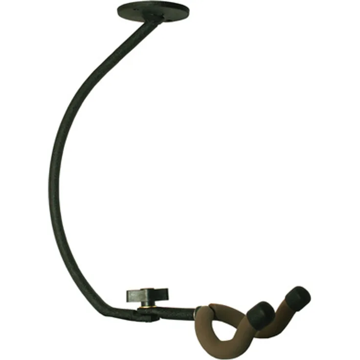 String Swing Ceiling Guitar Mount BCC28RL-K, Senkrechte Deckenhalterung für E-Gitarren und Akustikgitarren, schwenkbar, gepolstert