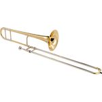 King 2102 L Legend 2B Jiggs Whigham, Posaune mit 12,47mm Bohrung, handgehämmertem Messing Schallstück und leichtem Neusilber Außenzug, inkl. Koffer und Bach 11C Mundstück