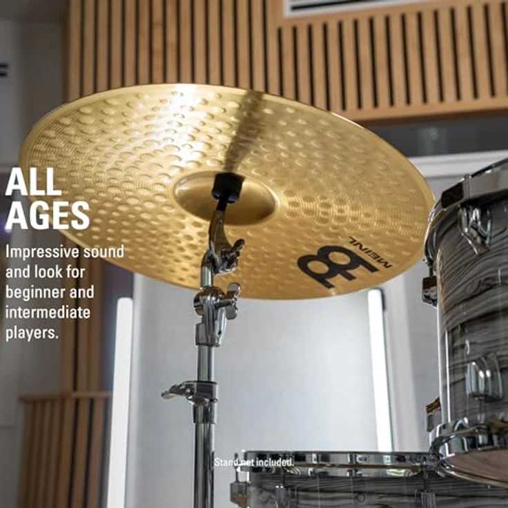Meinl 20" HCS Crash-Ride, Einsteigerbecken aus MS63 Messing mit weicher Ansprache und mittlerer Ausklingzeit – Bild 5
