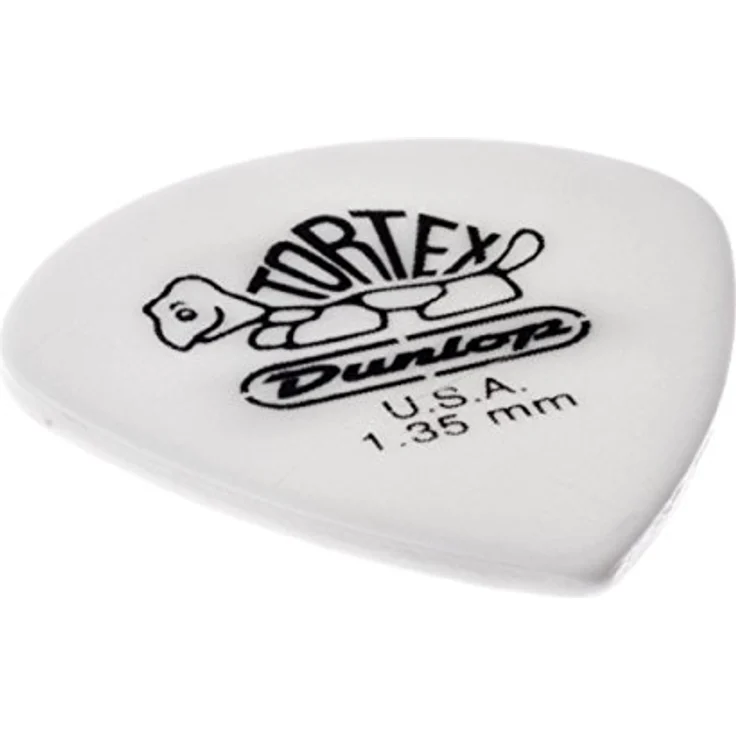 Jim Dunlop Tortex White Jazz III Plektrum 1,35mm, 12 Stück mit klarer Klangdefinition und aggressivem Angriff – Bild 3