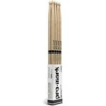 Pro Mark 5A Classic Attack Oak, 4er Bonus Pack Drumsticks mit ovaler Spitze, 40,64 cm Länge, 1,4 cm Durchmesser, Forward Balance