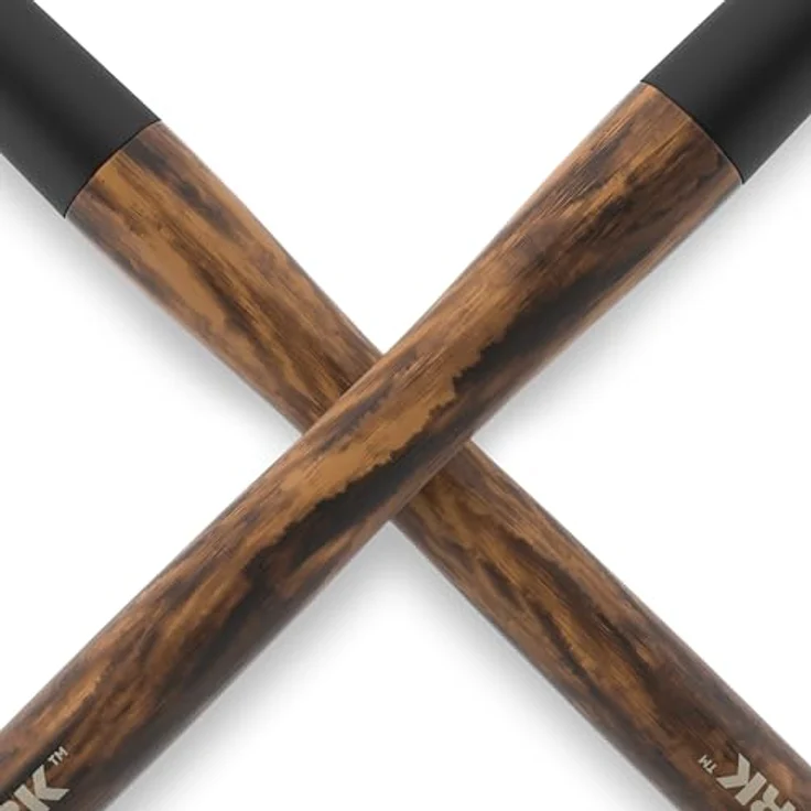 Pro Mark PMHRB 2B Hybrid Rods, Bambus Drumsticks mit FireGrain-Griff und anpassbarem Ring, geringe Lautstärke, 408,3 mm Länge, 15,9 mm Durchmesser – Bild 4