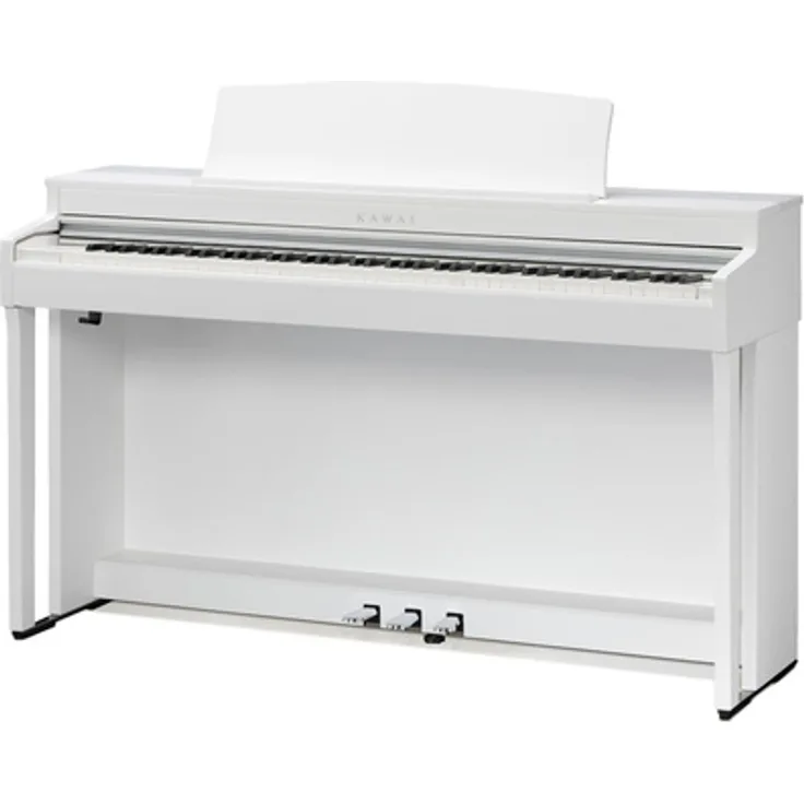 Kawai CN-301 W, Digitalpiano mit 88 gewichteten Hammermechanik-Tasten, 45 Sounds, Bluetooth, weiß satiniert