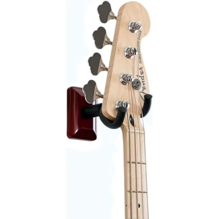 Gator Frameworks GFW-GTR-Hanger Cherry, Wandmontierte Instrumentenhalterung für E-Gitarren, Akustikgitarren und Bässe, mit schwarzem Schaumstoffkissen und gummiertem Drehgelenk – Bild 10