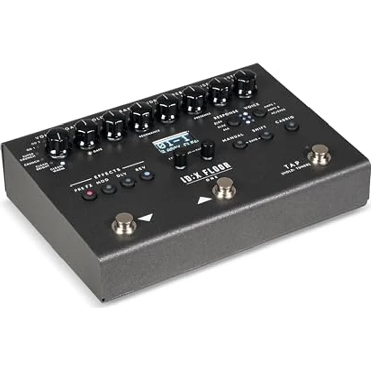 Blackstar IDX:Floor One, Gitarren-Multieffektpedal mit 3 Röhrenemulationen, über 35 Effekten, dynamischem Display, schwarz – Bild 2