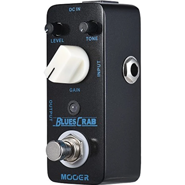Mooer Blues Crab, Overdrive Effektpedal mit Level-, Tone- und Gain-Regler, Metallgehäuse, Echter Bypass – Bild 8