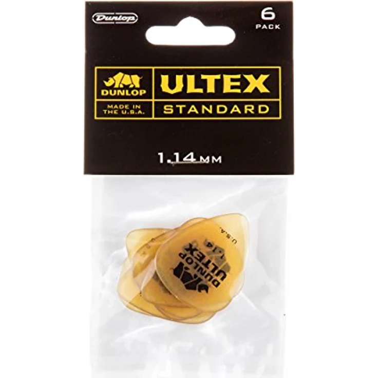 Dunlop Ultex 421, Plektren 1,14 mm, 6er Pack für Standardspieler – Bild 2