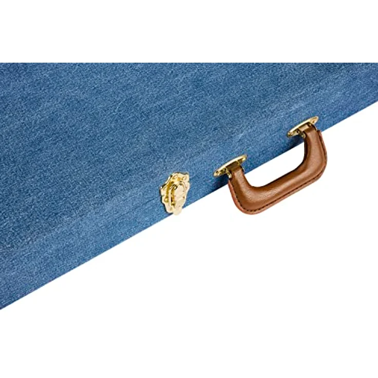 Fender XWrangler ST/T Denim Indigo, Gitarrenkoffer für Strat/Tele mit weichem Acryl Innenfutter, Denim-Ausführung – Bild 5
