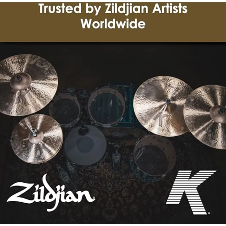 Zildjian 18" K-Custom Dark Crash, Schlagzeugbecken mit trockenen, trashy Obertönen und schneller Ansprache – Bild 6