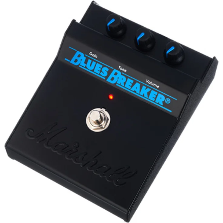Marshall Bluesbreaker, Overdrive Effektpedal für E-Gitarre, Made in UK, mit Gain, Tone und Volume Regler