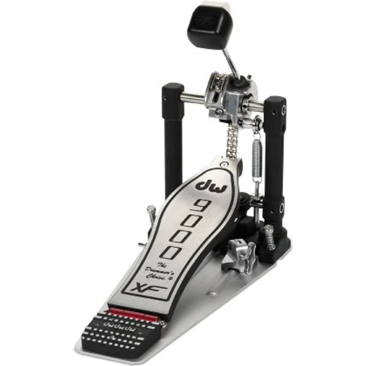 DW 9000 XF Pedal, Single Fußmaschine Longboard Version mit kugelgelagertem Deltascharnier und freischwingender Federaufhängung – Bild 1