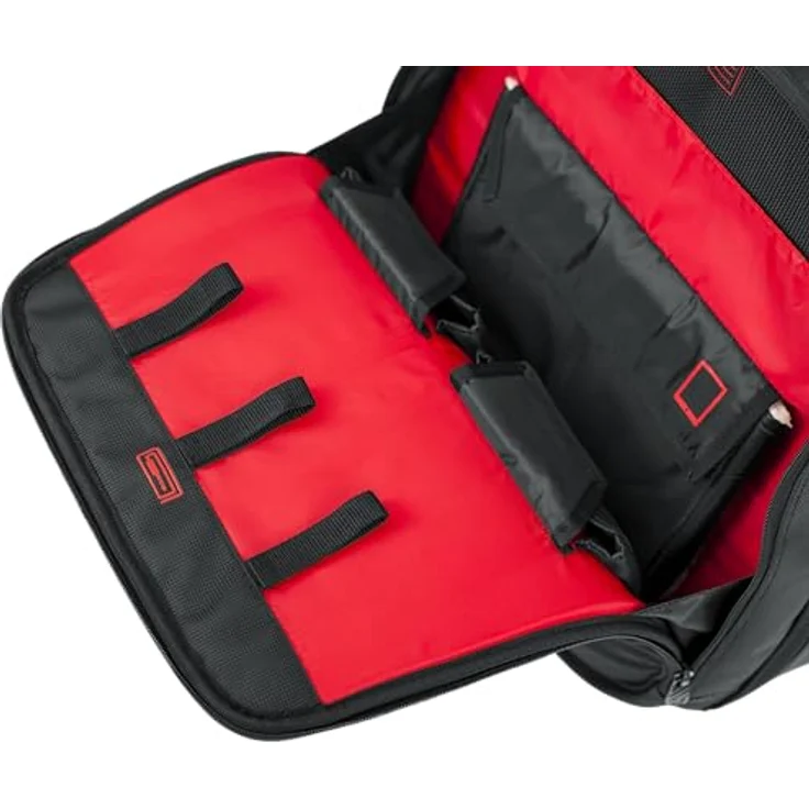 Gator G-PG E/A Double Bag, Doppel Gigbag für E-Gitarre und Akustikgitarre, schwarz, ultra dick gepolstert, Regenüberzug, Rucksackgurte – Bild 15