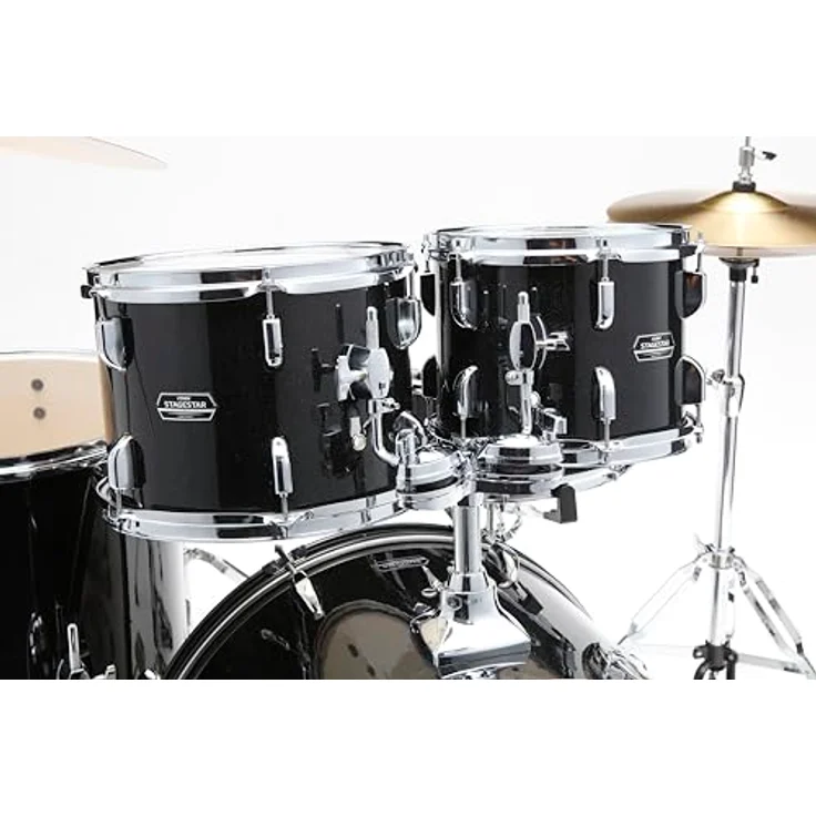 Tama Stagestar 22 5-pcs Kit BNS, Schlagzeugset in Black Night Sparkle mit 22" Bass Drum, 10"-12" Tom Toms, 16" Stand Tom und 14" Snare Drum, inkl. Meinl BCS Messing Beckensatz – Bild 4