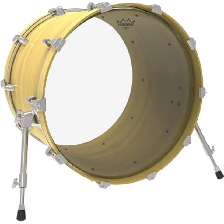 Remo Ambassador transparent, 20" Bass Drum Schlagzeugfell mit klarem Sound, BR-1320-00 – Bild 4