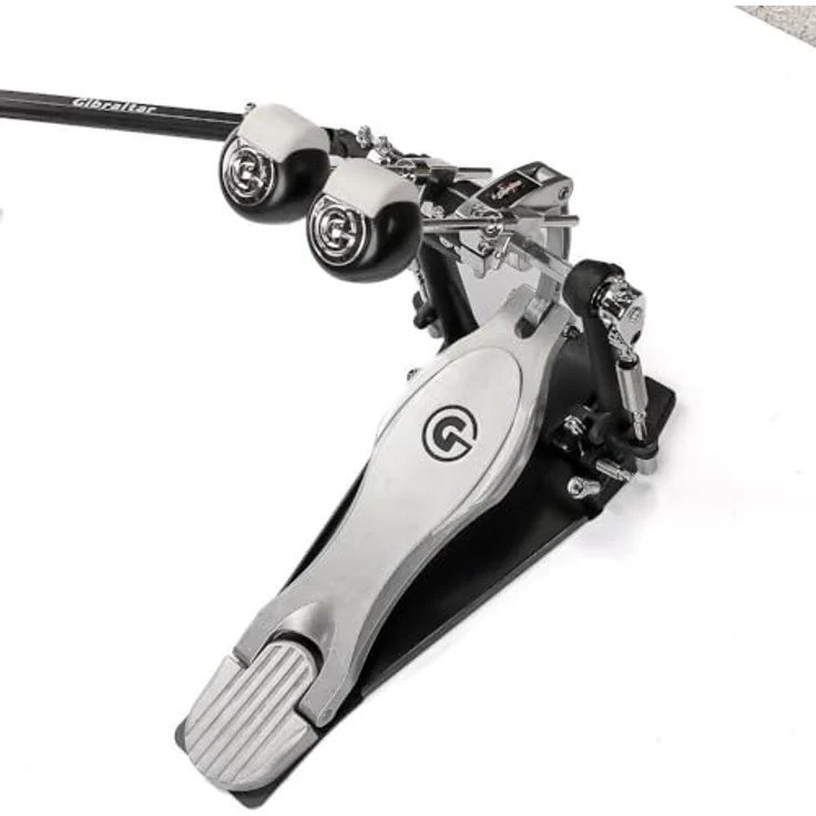 Gibraltar 6711DD-DB Double Pedal, Bass Drum Fußmaschine mit G-Class Trittplatte, Direktantrieb und Dual-Beater – Bild 3