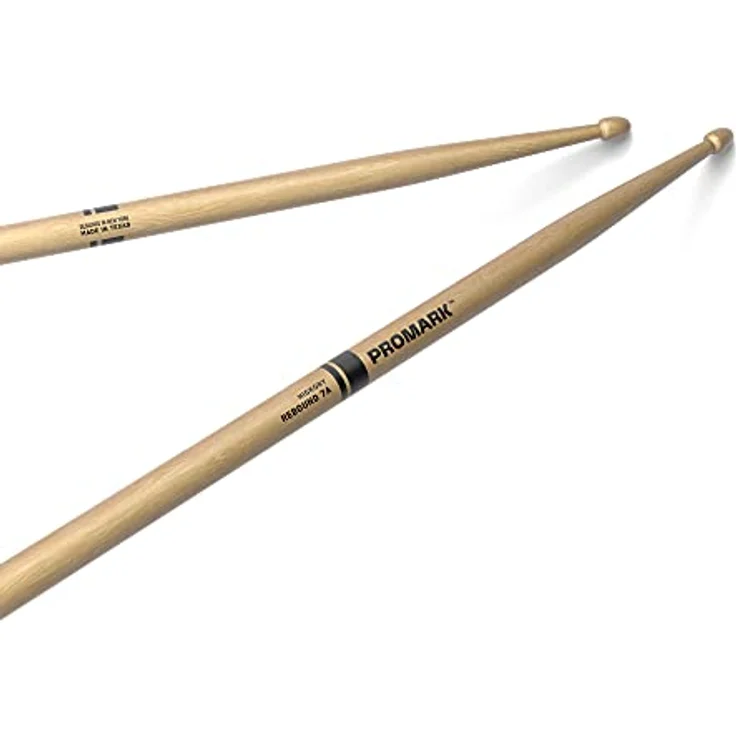 Pro Mark RBH535AW 7A Rebound Hickory Drumsticks, Holzkopf, Durchmesser 13,59 mm, Länge 40,64 cm, Rebound Balance – Bild 1