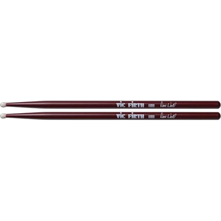 Vic Firth SDWN Dave Weckl Signature, Nylon Drumsticks mit fassförmigem Kopf, 413mm Länge, 14,2mm Durchmesser – Bild 1