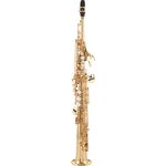 Yamaha YSS-475 II, Soprano Saxophon mit Hoch F#-Klappe, goldlackiert, inkl. Mundstück und leichtem Case