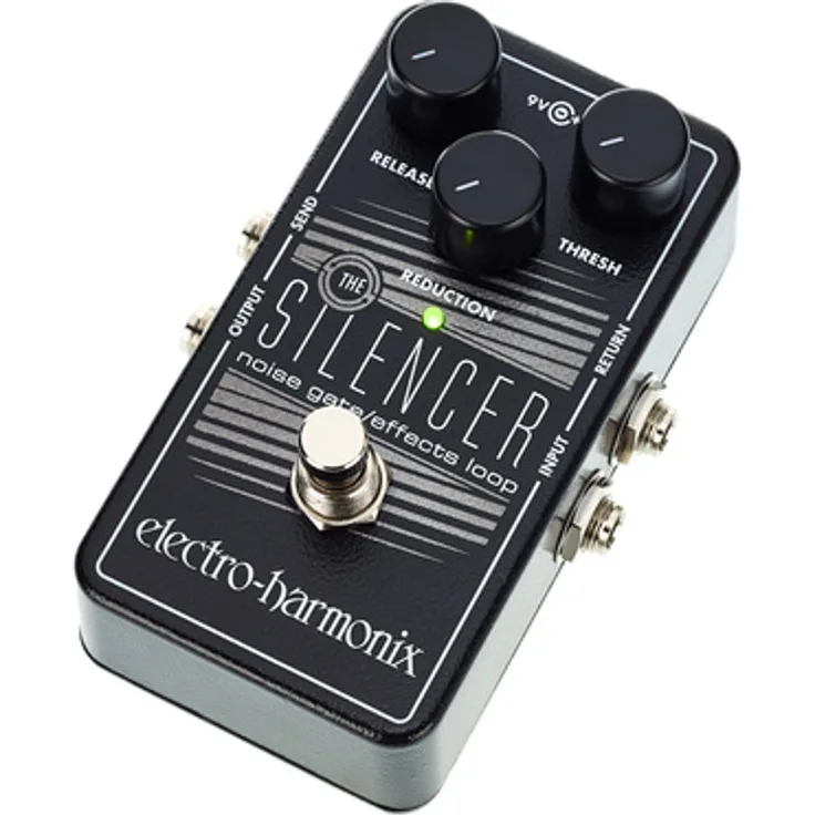 Electro Harmonix Silencer, Noise Gate Effektpedal mit bis zu 70 dB Rauschunterdrückung, kompakt und robust