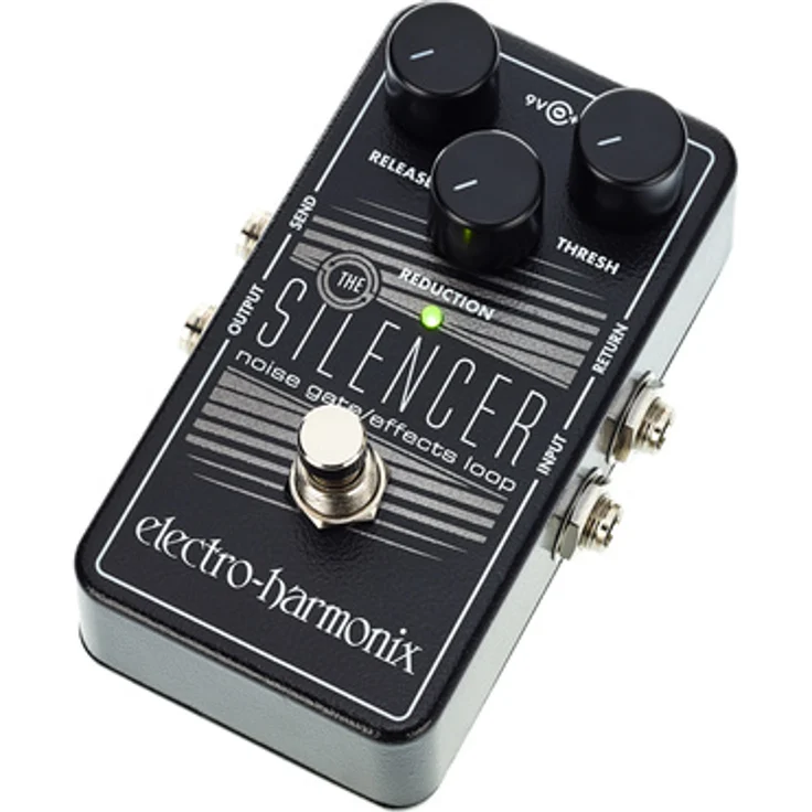 Electro Harmonix Silencer, Noise Gate Effektpedal mit bis zu 70 dB Rauschunterdrückung, kompakt und robust