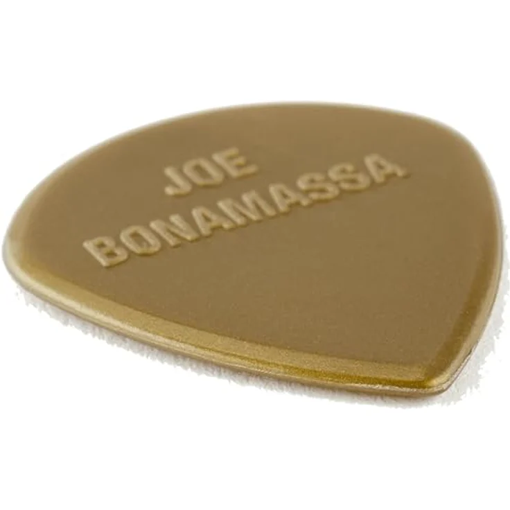 Dunlop Joe Bonamassa Custom Jazz III, 6er Pack Signature Plektren aus Nylon, gold – Bild 3