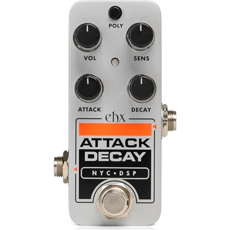 Electro Harmonix Pico Attack Decay Tape Reverse Simulator, Effektpedal für E-Gitarre mit Vol, Sens, Attack und Decay Reglern, kompakt und vielseitig – Bild 1