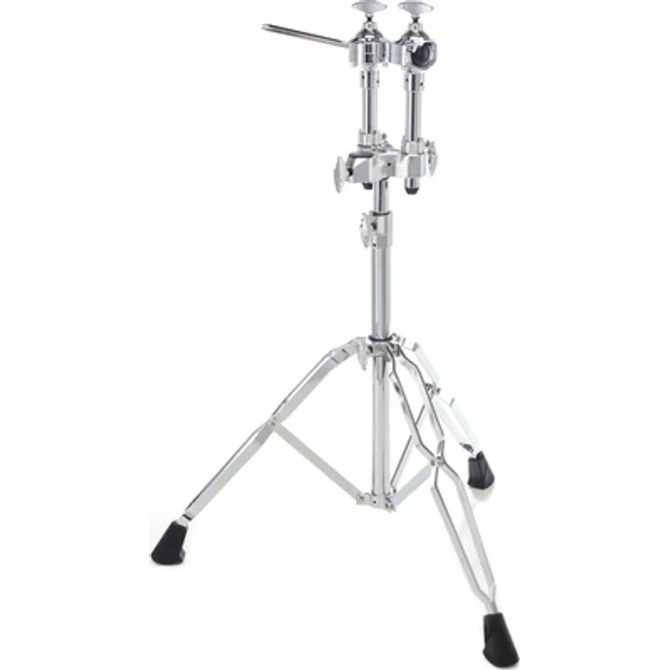 Yamaha WS-860A Double Tom Stand, höhenverstellbar von 62 bis 104 cm, 3 doppelstrebige Beine, inklusive 2x CL 940 Tom Tom Arme
