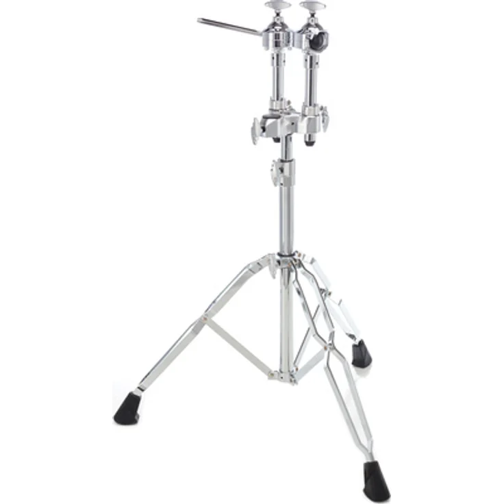Yamaha WS-860A Double Tom Stand, höhenverstellbar von 62 bis 104 cm, 3 doppelstrebige Beine, inklusive 2x CL 940 Tom Tom Arme