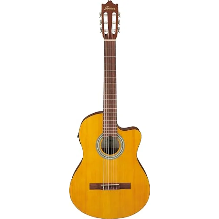 Ibanez GA3ECE-OAM, Konzertgitarre mit Cutaway, Fichtendecke und Ibanez AEQ-2T Preamp, Amber offen porig