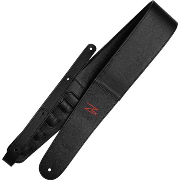 Richter Richard Z. Kruspe Gitarrengurt, Signature Modell aus echtem Leder, gepolstert, verstellbar von 115-164 cm, hergestellt in Deutschland