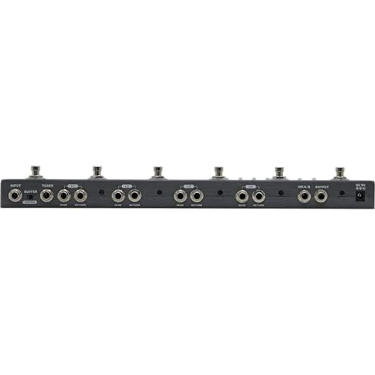 Hotone Patch Kommander Looper, programmierbarer Effekt Looper mit 4 True-Bypass-Audio-Loops und 12 Speicherplätzen, Aluminium Chassis – Bild 2