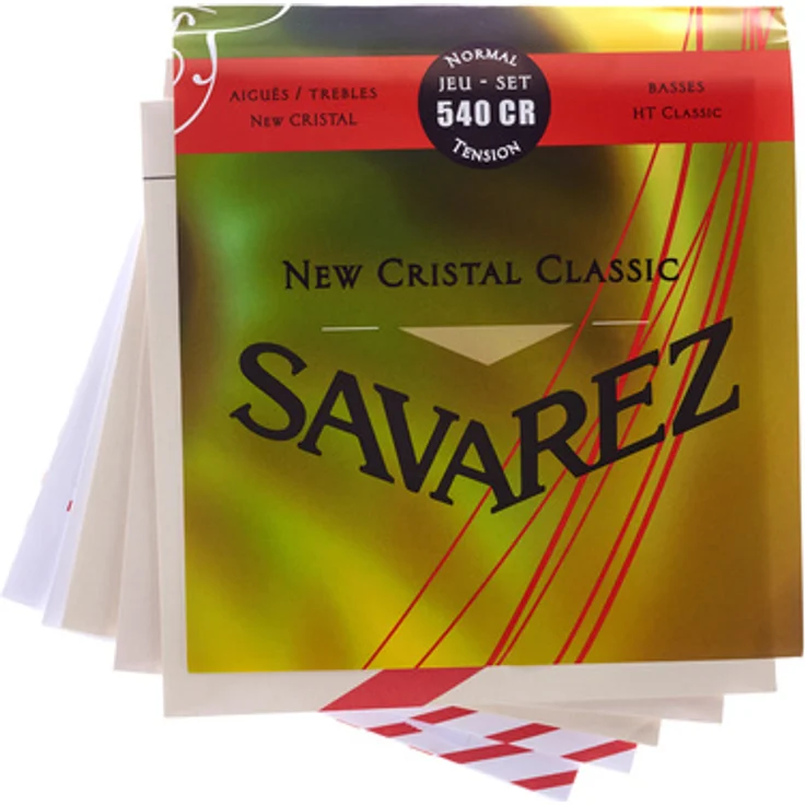 Savarez 540CR New Cristal Classic, Gitarrensaiten aus klarem Nylon mit Carbon Stabilon, normale Spannung – Bild 1